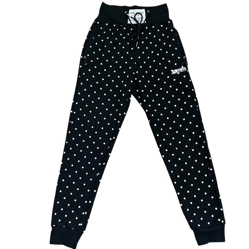 Adam Selman Sport Polka Dot Jogger Sweatpants Black White XS - Picture 4 of 12